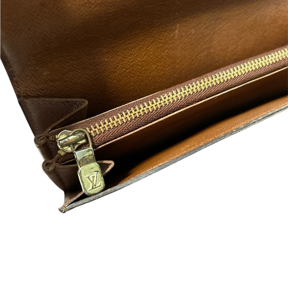 Louis Vuitton Monogram Sarah Long Wallet Snap Closure Vintage Made In France - Picture 6 of 9